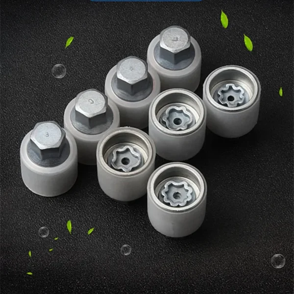 ⁦1PCS for Audi A1 A5 A3 A4L A6L A7 Q3 Q5 A8 TT R8 tire anti-theft screw disassembly tool key sleeve⁩ - الصورة ⁦2⁩