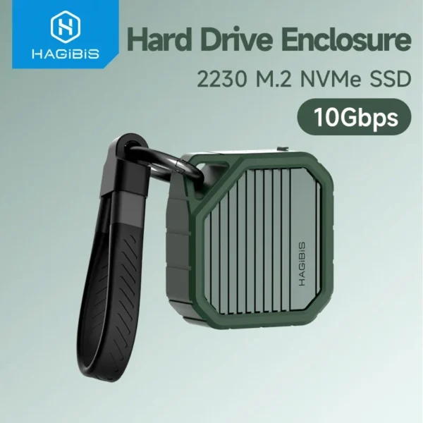 حاوية Hagibis-NVMe SSD ، حافظة خارجية للكمبيوتر المحمول ، آيفون 16 برو ، آي باد ، يو إس بي ، جي 2 ، 10 جي بي إس إلى إن في مي ، بي سي-إي إم 2 ، إم 2