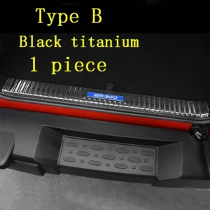 لوحة حماية خلفية للسيارة لخزان الجدار العظيم ، غطاء حماية صندوق السيارة الأمامي ، ملحقات زينة مجددة داخلية ، ملحقات معدنية ، 300 ، 2021-2023<span> - </span>type-b