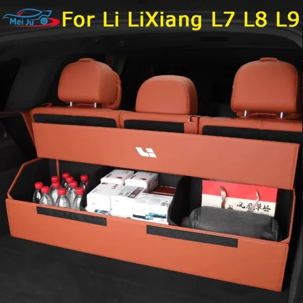 صندوق تخزين صندوق السيارة لـ Li LiXiang ، صندوق خلفي ، منظم البضائع ، الملحقات الداخلية ، L7 ، L8 ، L9 ، 2023 ، 2024