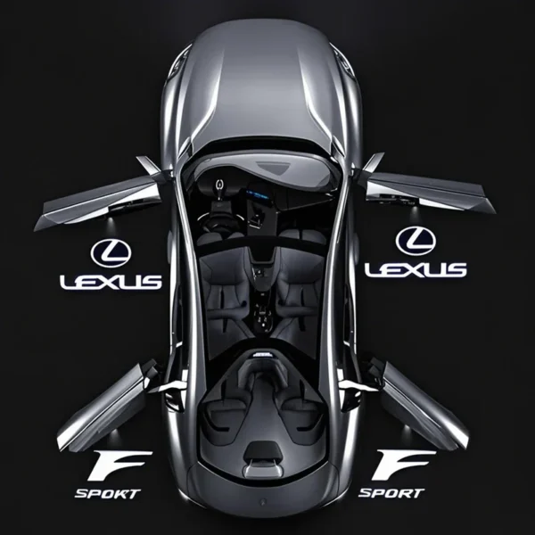 Led HD Car Door Logo Welcome Light Projector Lamps Accessories For Lexus RX330 IS250 Ct200h ES300h RX350 IS300h NX300h RX400h UX