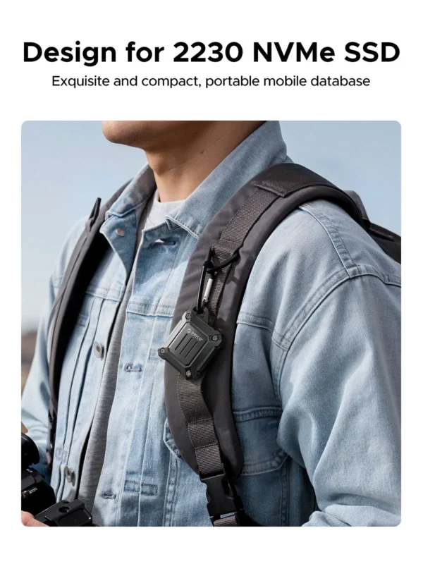 ⁦ORICO تحول قرص SSD داخلي من نوع NVMe (PCIe) إلى فلاش خارجي قابل للتوصيل بأي كمبيوتر أو لابتوب عن طريق USB-C⁩ - الصورة ⁦6⁩