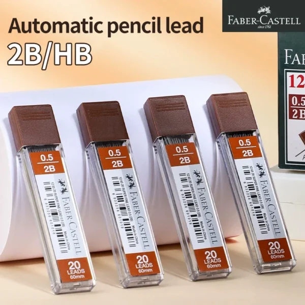 Faber Castell 2B/HB 0.5mm Automatic Mechanical Pencil Leads Automatic Pencil Lead Core Refill Sketching Drawing Stationery - Image 2