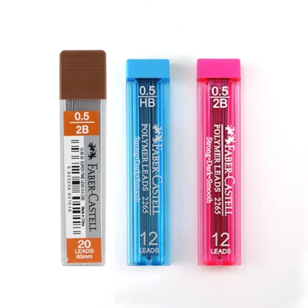 Faber Castell 2B/HB 0.5mm Automatic Mechanical Pencil Leads Automatic Pencil Lead Core Refill Sketching Drawing Stationery - Image 6