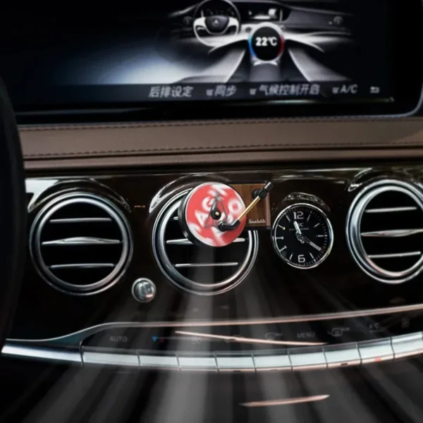 ⁦1PC Car Air Freshener Record Player Turntable Car Perfume Clip Vinyl Phonograph Air Vent Outlet Aromatherapy Clip Diffuser⁩ - الصورة ⁦6⁩