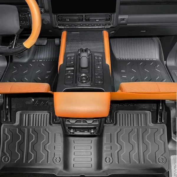 ⁦ل Haval H9 2024 2025 الحصير سيارة ، جميع الأحوال الجوية واقية مقاوم للماء المضادة للانزلاق الجبهة الخلفية البضائع بطانة حصيرة الملحقات⁩ - الصورة ⁦4⁩