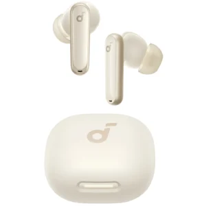 Soundcore بواسطة Anker P40i سماعات أذن لاسلكية بخاصية إلغاء الضوضاء ANC سماعة لاسلكية تعمل بالبلوتوث سماعات 60H وقت اللعب سماعة بلوتوث<span> - </span>oat-white