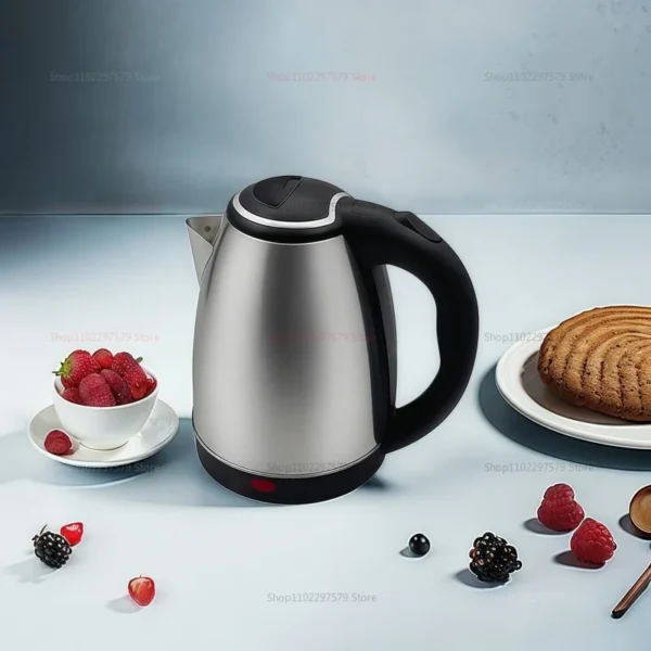 ⁦غلاية كهربائية من الفولاذ المقاوم للصدأ، أجهزة مطبخ ذكية سريعة الغليان للمنزل والمكتب والسفر، غلاية مياه ساخنة متينة مقاومة للصدأ⁩ - الصورة ⁦5⁩