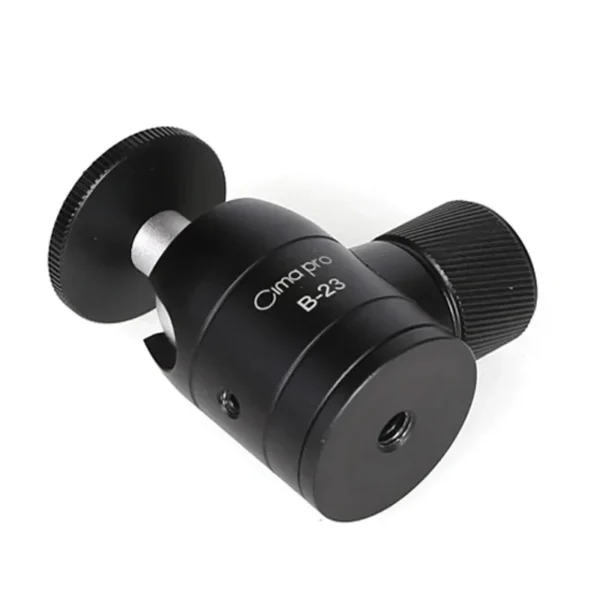 ⁦Cimapro B-23 Mini Tripod Ball Head Aluminum Alloy Metal 360 Degree Tripod Ball Head Panoramic Head W 1/4 Screw For DSLR GoPro⁩ - الصورة ⁦3⁩
