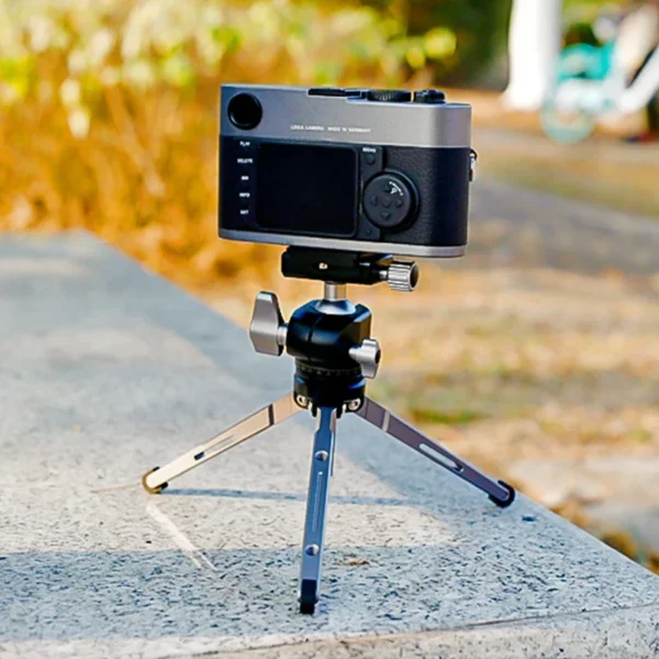 XIELTU XTS-20+XG-25 Mini Aluminum Tripod with Detachable Ball Head 360 Degree Rotation, Aluminum Alloy Tripod For GoPro DSLR - Image 6