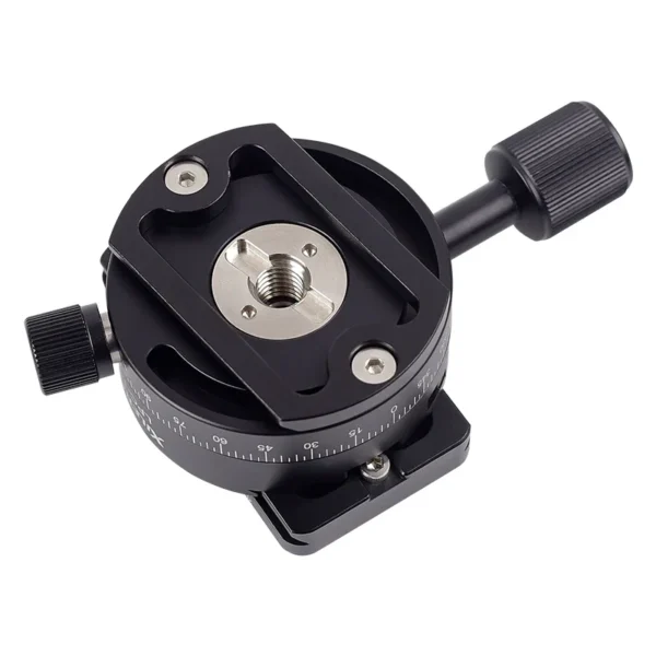 ⁦XILETU LPC1 360 Degree Panoramic Platform Tripod Head Mounting Adapter Clamp For Arca Swiss Digital Camera With 1/4"-3/8" Screw⁩ - الصورة ⁦3⁩