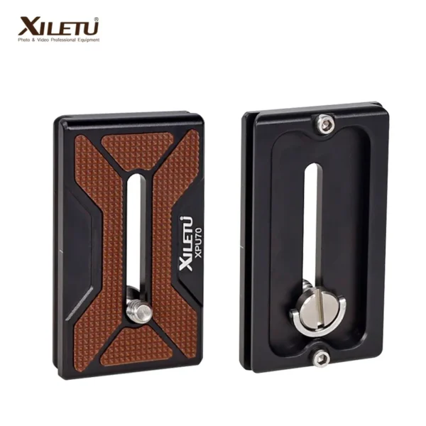 XILETU XPU70 Universal Quick Release Plate w 1/4″ General Screw ARCA SWISS Standard For Tripod Ball Head Cameras DSLRS SLRS