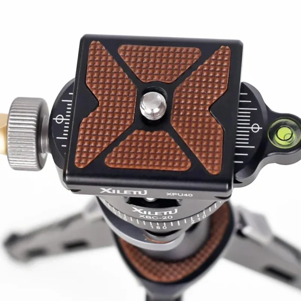 ⁦XILETU XPU40 Universal Quick Release Plate w 1/4″ General Screw ARCA SWISS Standard For Tripod Ball Head Cameras DSLRS SLRS⁩ - الصورة ⁦5⁩
