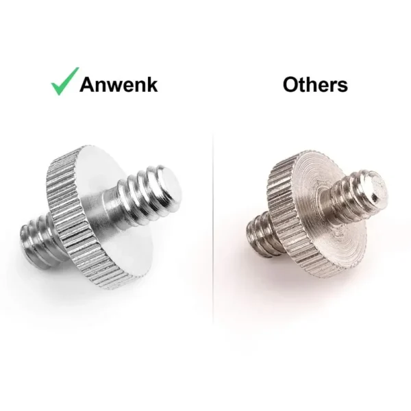 International Standard 1/4 to 1/4 Threaded Tripod Screw Adapter Standard Tripod Mounting Thread Camera Screw Adapter Converter - Image 3