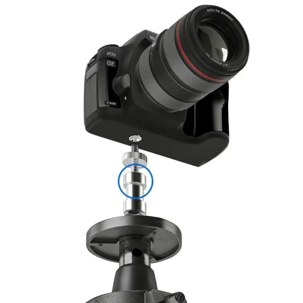 International Standard 1/4 to 1/4 Threaded Tripod Screw Adapter Standard Tripod Mounting Thread Camera Screw Adapter Converter - Image 6