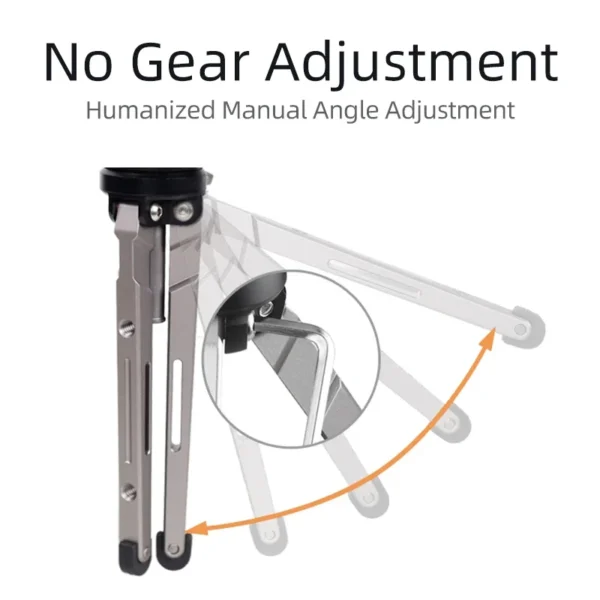 XIELTU XTS-20+XG-25 Mini Aluminum Tripod with Detachable Ball Head 360 Degree Rotation, Aluminum Alloy Tripod For GoPro DSLR - Image 2