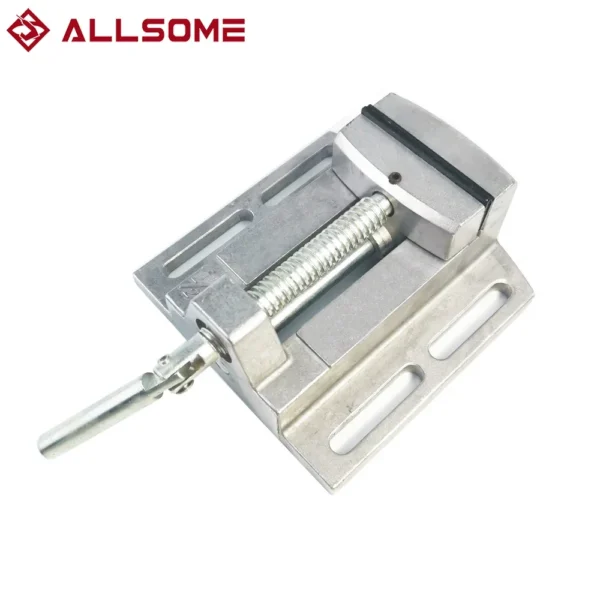 ALLSOME BG-6258 الألومنيوم الحفر الصحافة ملزمة كماشة مسطحة مثقاب صغير تشاك أداة متعددة دليل المشبك HT2836