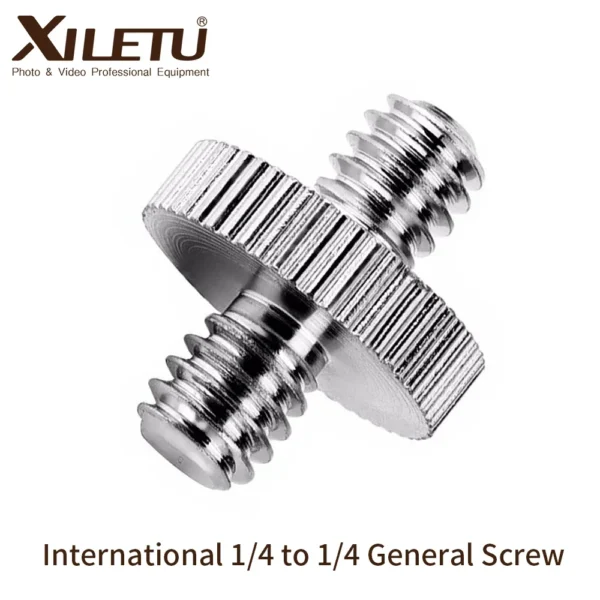 International Standard 1/4 to 1/4 Threaded Tripod Screw Adapter Standard Tripod Mounting Thread Camera Screw Adapter Converter