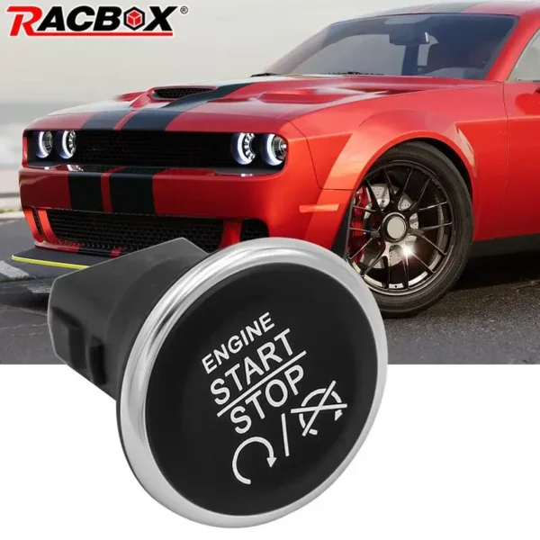 Car Push Engine Start Stop Button Switch for Chrysler Dodge Challenger Grand Jeep Grand Cherokee 09-13 1FU931X9AC Auto Supplies