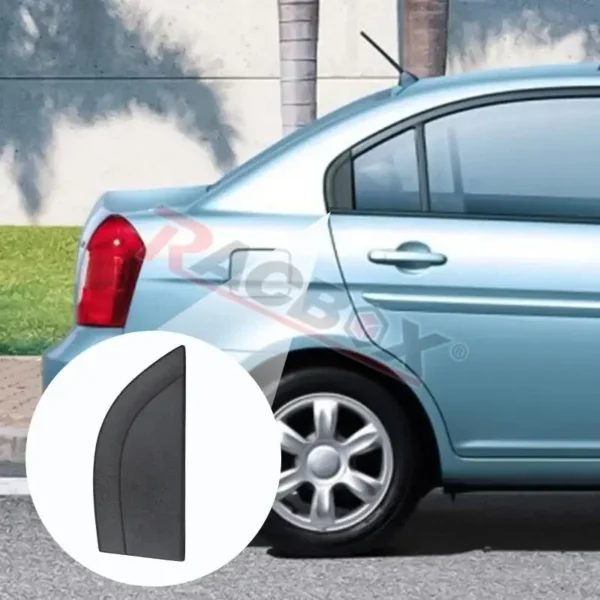 Car Rear Door Delta Triangle Molding Trim for Hyundai Accent 2006 2007 2008 2009 2010 Left Right 83840-1E000 83830-1E000 Replace - Image 6
