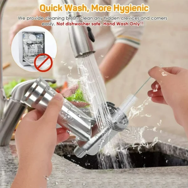 مجموعة مطحنة الطعام الجديدة لخلاط الحامل لعام 2025 أدوات طحن المطبخ لـ Kenwood Chef / Chef XL، KVC، KVL، kMix، تناسب أيضًا SMEG - Image 6
