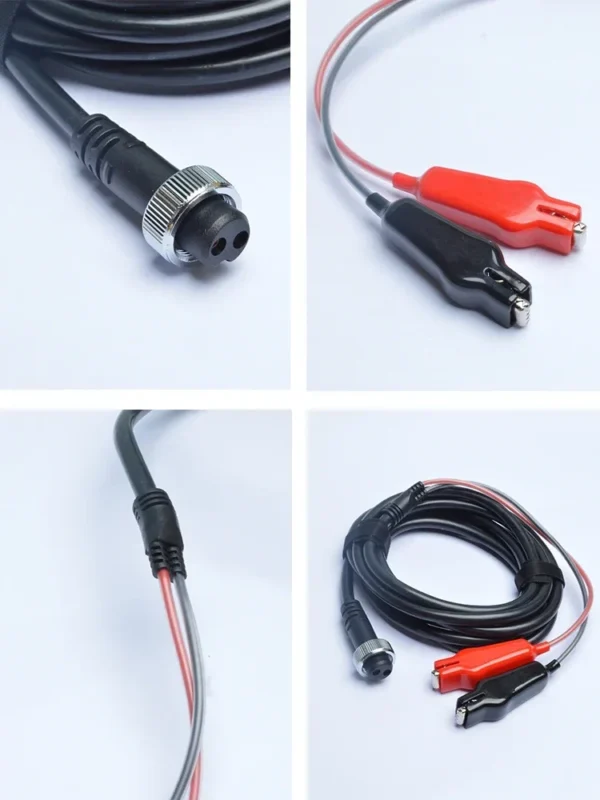 ⁦9.8FT 300cm Power Cable For Miya CZ-30 20 15 10SP US-9s CAC-5SC AC-3JPC AT-5S Epoch Command Electric Fishing Reels Power Cord⁩ - الصورة ⁦4⁩