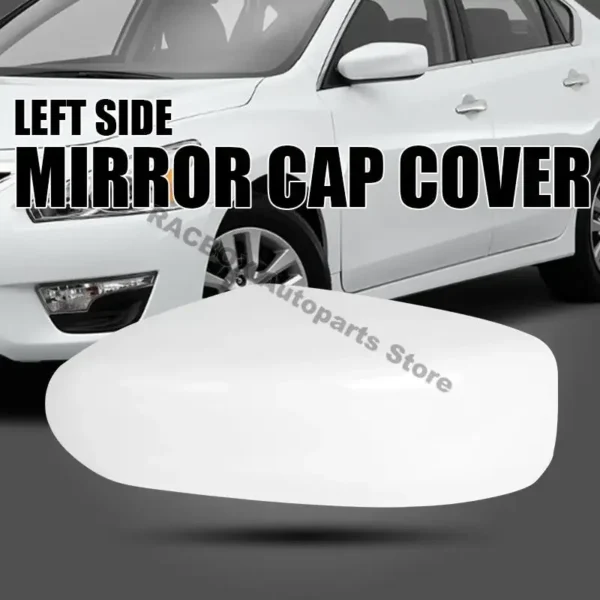 Side Rear View Mirror Cap Cover for Nissan Altima US 2013 2014 2015 2016 2017 Sedan 959-191 96373-3TH0A 963743TH0A Black White - Image 5
