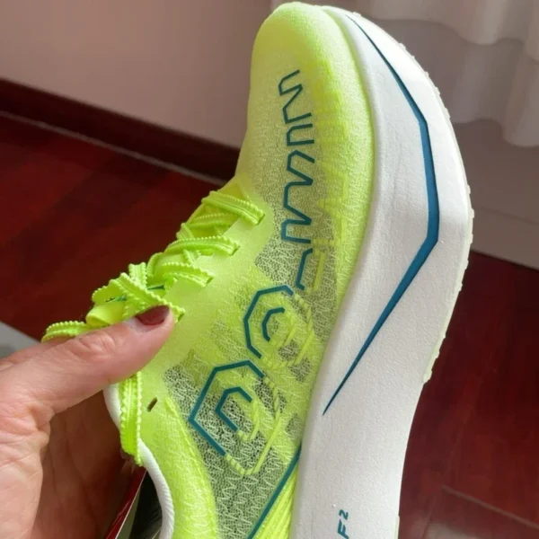 ⁦Professional Running Shoes Unisex Luxury Brand Sock Sneaker Men Women Carbon Plate Gym Shoes Soft Sole Walking Jogging Shoe⁩ - الصورة ⁦3⁩