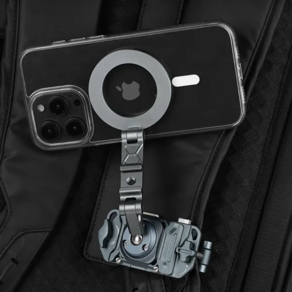⁦XILETU Sports Camera Quick Release Plate for DJI Action3/4 GoPro Insta360 Accessories Arca Tripod Head Magnetic Phone Holder⁩ - الصورة ⁦5⁩