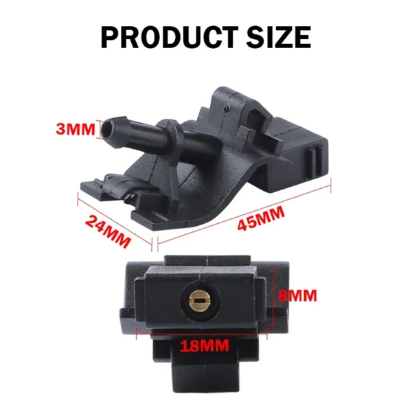 Car Windshield Washer Nozzle Spray Sprinkler For Toyota Corolla Camry Lexus GS GX IS LS Highlander Prado 85381-12300 85381-30110 - Image 3