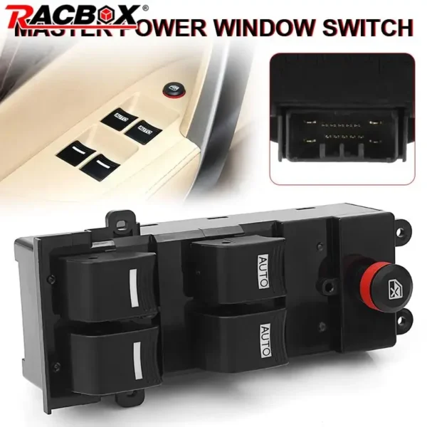 Front Left Master Power Window Lifting Up/Down Switch for Honda Acura MDX 2007 2008 2009 2010 2011 2012 2013 35750-STX-A01ZA