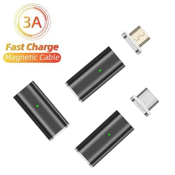 Type C to TYPE-C Magnetic Adapter for Samsung Galaxy Tab Active5 Redmi Pad SE ZTE Axon 60 Oukitel C37 itel A50 Phone Charger