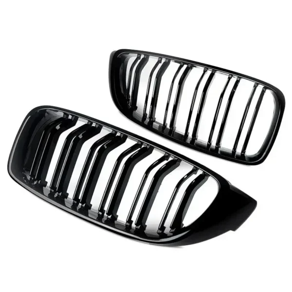 لامعة سوداء الجبهة الكلى مصبغة شريحة M4 نمط شواء لسيارات BMW F32 F33 F36 F80 F82 2013-2020 كابريوليه كوبيه 425i 430i 440i 435i - Image 5