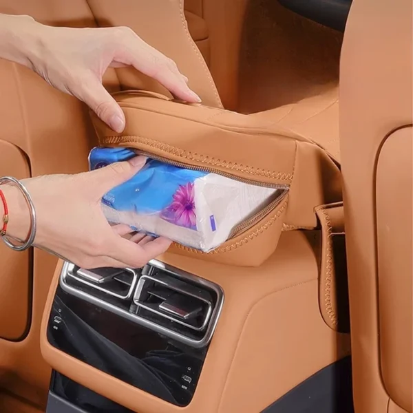 ل GWM خزان 500 Hi4-T Hi4-Z 2025 2024 مسند الذراع صندوق ارتفاع وسادة خاصة مركزية دعامة كوع الأنسجة صندوق تخزين - Image 5