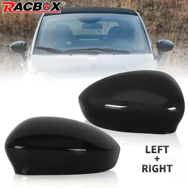 Door Wing Left Right Side Rearview Mirror Cap Cover Replacement For Fiat 500 500C GRANDE PUNTO 595 ABARTH 695 PUNTO EVO RANGE
