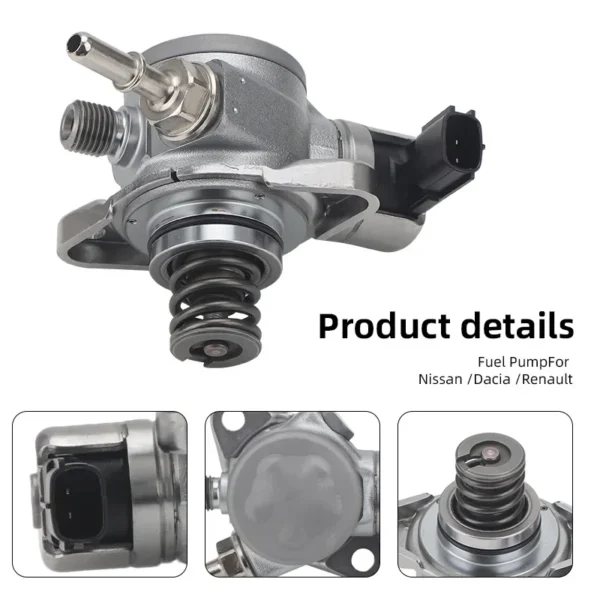 ⁦166301888R Car Engine High Pressure Fuel Pump for Nissan Qashqai 2013-2018 for Renault Kangoo Megane Scenic for Dacia 166304016R⁩ - الصورة ⁦4⁩