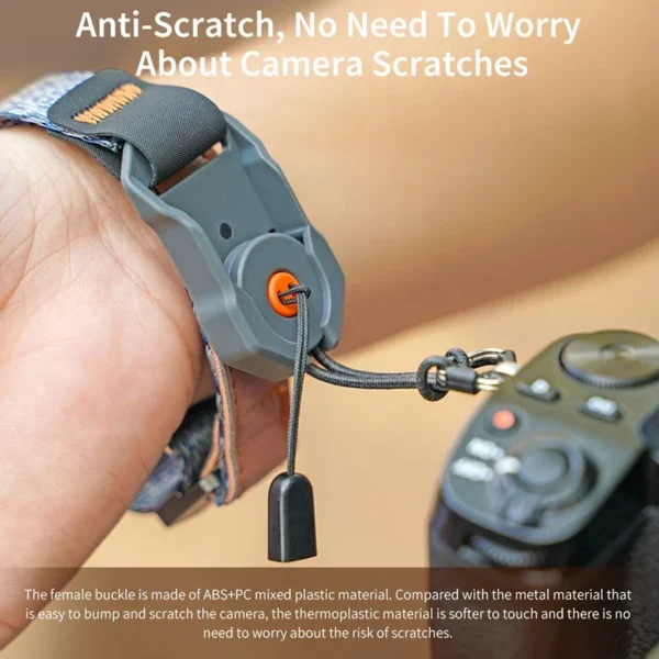 ⁦XILETU Camera Wrist Strap Adjustable Quick Release Camera Hand Strap Suitable for DSLR SLR Mirrorless Camera Outdoor Photography⁩ - الصورة ⁦6⁩