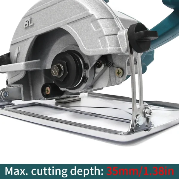 مکیٹا 18v بیٹری کے لیے Allsome 21V Cordless Brushless 125mm سرکلر سو - Image 3