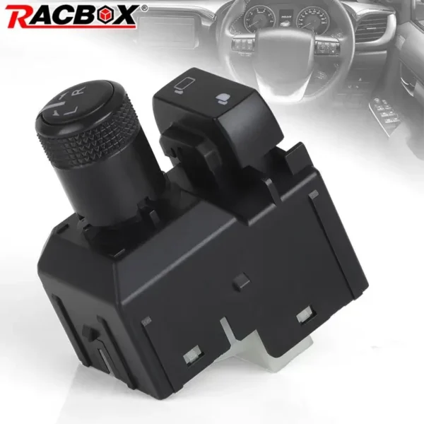 183712 Folding Wing Rearview Mirror Master View Adjustment Switch Knob Right For Toyota Hilux Revo 2016 2017 2018 2019 2020 RHD