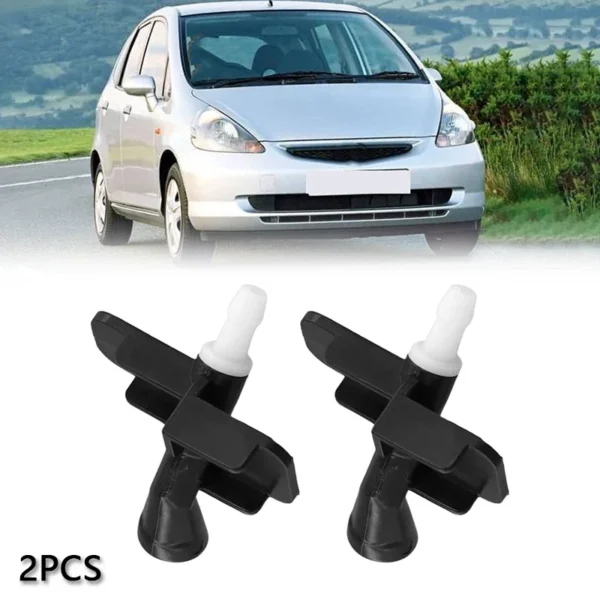 2X Front Windshield Spray Washer Jet Cleaning Nozzle for Honda JAZZ 2009 2010 2011 2012 2013 2014 2015 76810-TF0-G01 76810TF0G01