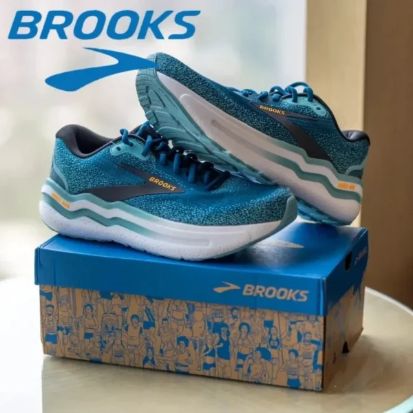 Brooks Men's Ghost Max 2 Casual Sneakers Cushioned Marathon Running Shoes Nitrogen Jogging Footwear for Men - Image 2