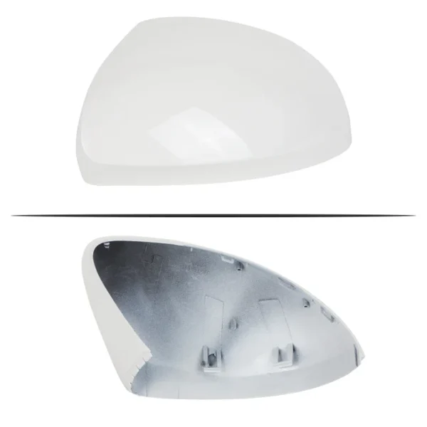 Side Wing Rearview Mirror Cover Cap for VW Tiguan 2010 2011 2012 2013 2014 2015 2016 Glossy Black/White 5N0 857 537 5N0 857 538 - Image 4