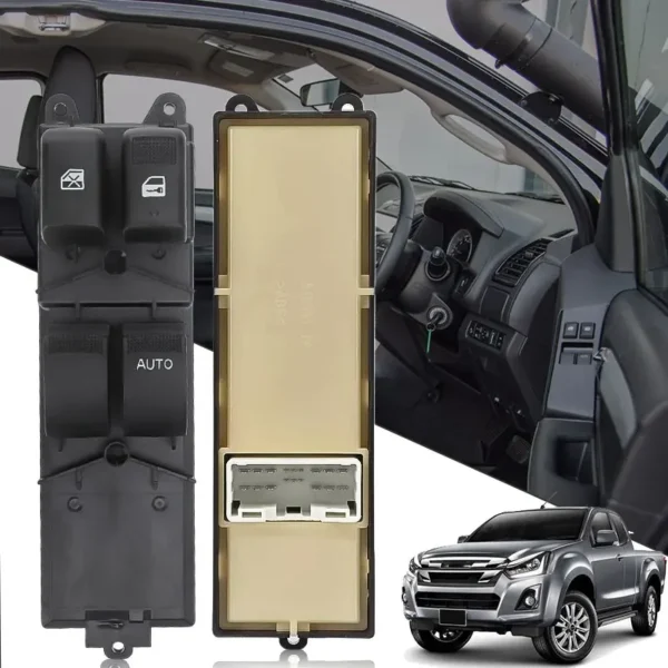 RHD Power Master Window Switch for Isuzu D-Max 2-Door 2011 2012 2013 2014 2015 2016 2017 2018 2019 2020 Ute 8981922491 100026502