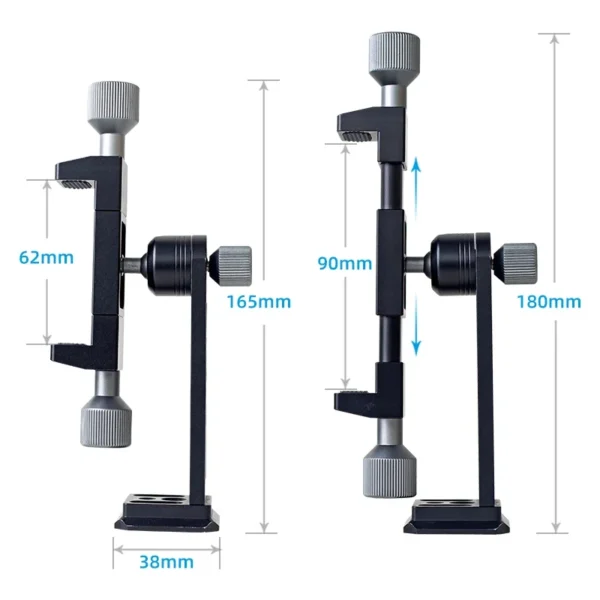 Cimapro CP-3 High Bearing Desktop Bracket Mini Tabletop Tripod For DSLR Camera Mirrorless Camera Smartphone - Image 4