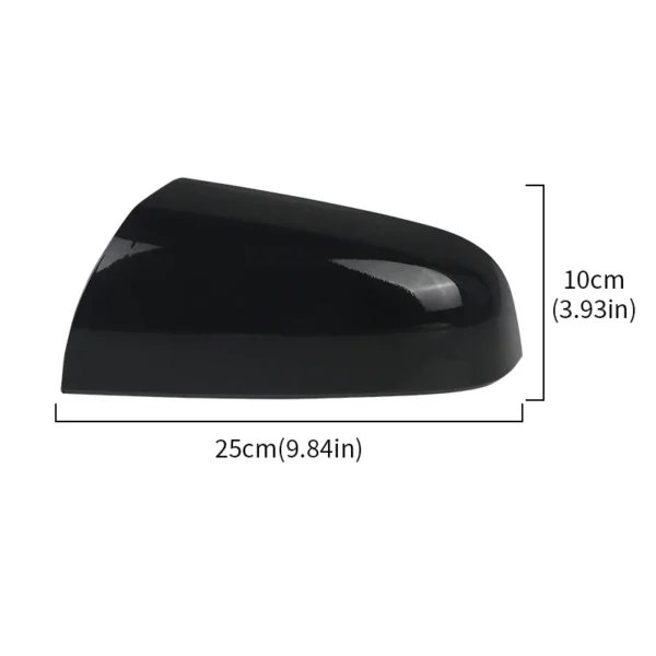 Car Door Side Wing Rear View Mirror Cover Cap for Vauxhall Zafira MK2 2005 2006 2007 2008 Replacement Glossy Black/ Primed White - Image 3