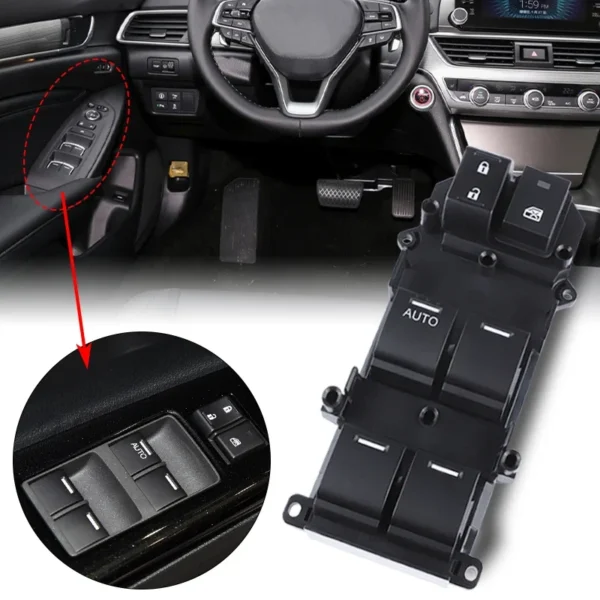 35750-T2A-A91 Car Master Window Switch Button for Honda Accord 9th Sedan 2013 2014 2015 2016 2017 Glass Lifting Adjust Regulator - Image 6