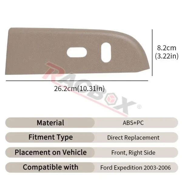 Car Front Left Right Side Door Window Switch Panel Bezel for Ford Expedition 2004 2005 2006 LHD 6L1Z-14525-BA 2L1Z-14524-AA - Image 4