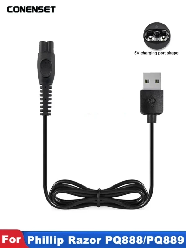5V USB Charger For Philips Norelco Shaver S3000 Series S3208 S3109 S3108 S3209 S1118 S1213 S3202
