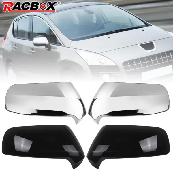 Car Left Right Side Rear View Mirror Cover Cap for Peugeot 3008 5008 2009-2016 for Citroen C3 Picasso 2008-2017 C4 Picasso 06-13