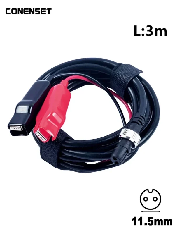 Power Cord for ecooda DRAGON 7000LB EZH 3000 Electric Reels Power Cable 300cm 9.84 Feet